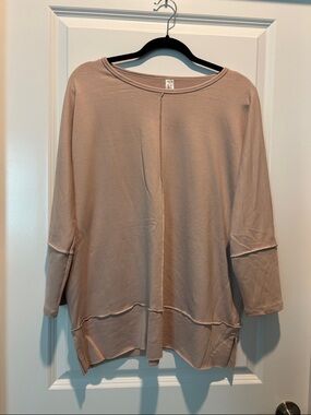 SPANX Dusty Beige Pullover